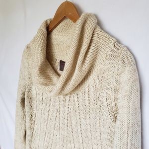 Guinevere Cable Cowl Neck Sweater